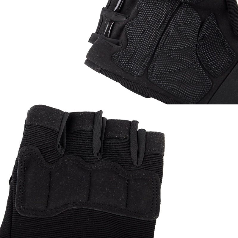 Military Style Fingerless Gloves - Blue Force Sports