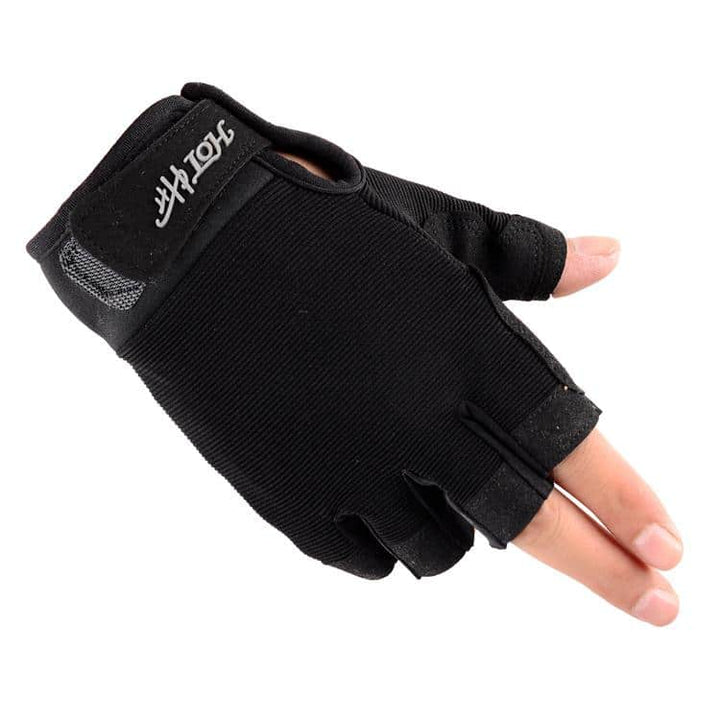 Military Style Fingerless Gloves - Blue Force Sports