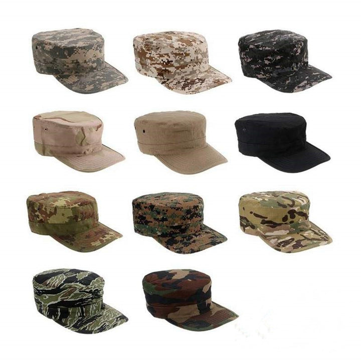 Cute Comfortable Camouflage Cotton Military Cap - Blue Force Sports