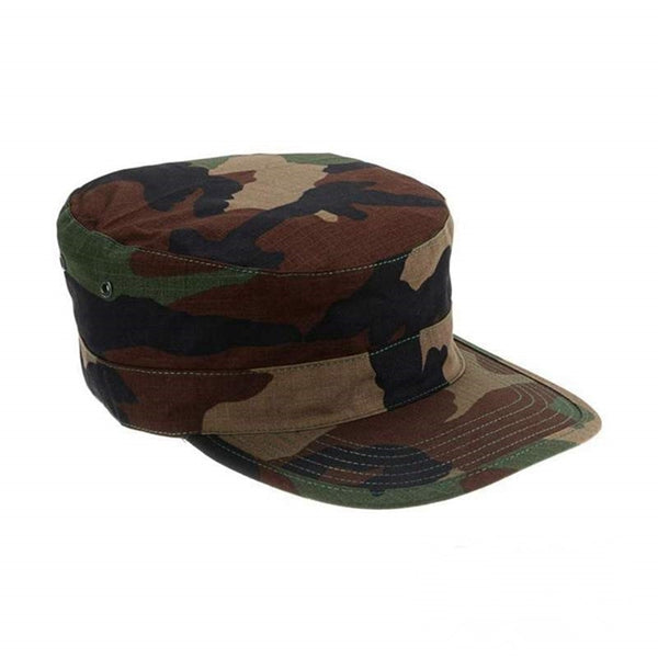 Cute Comfortable Camouflage Cotton Military Cap - Blue Force Sports