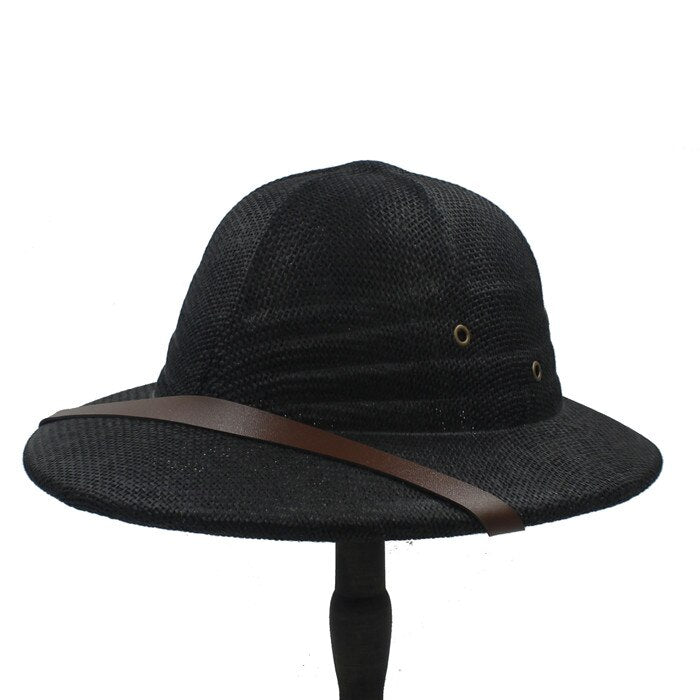 Unisex Straw Breathing Safari Hat - Blue Force Sports