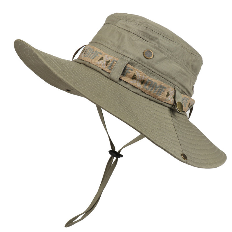 Unisex Waterproof Safari Hat with Strap - Blue Force Sports
