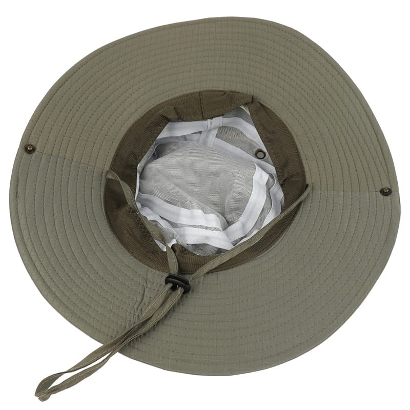 Unisex Waterproof Safari Hat with Strap - Blue Force Sports