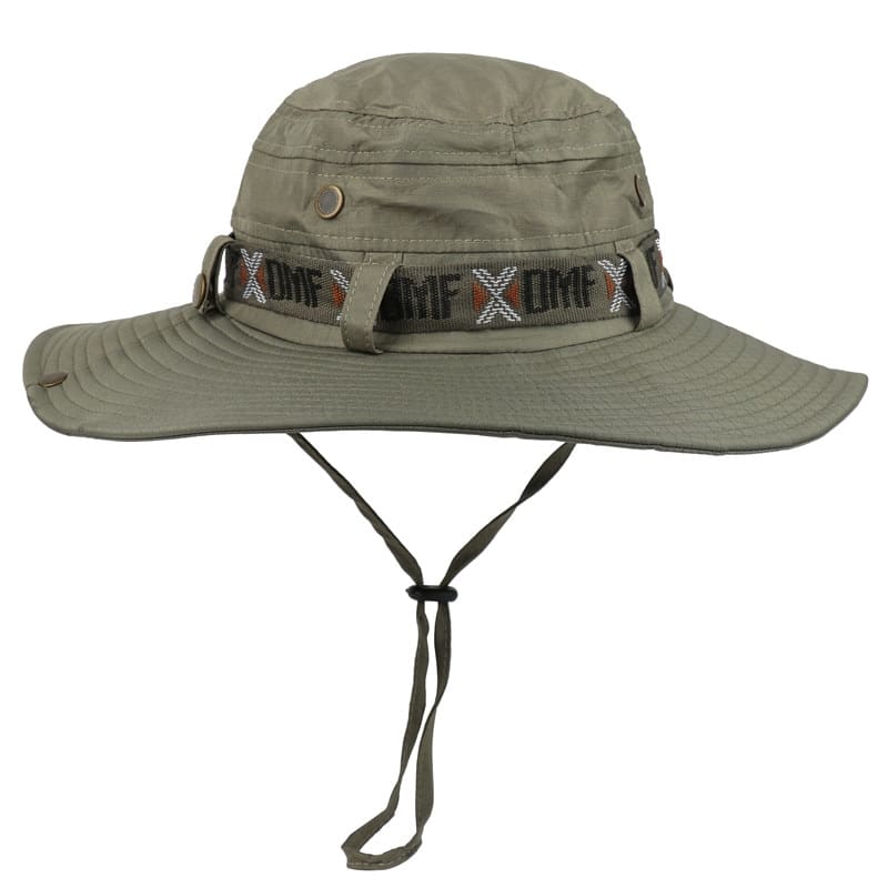 Unisex Waterproof Safari Hat with Strap - Blue Force Sports