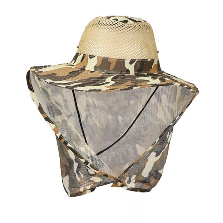 Camouflage Fishing Cap with Neck Protection - Blue Force Sports