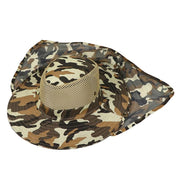 Camouflage Fishing Cap with Neck Protection - Blue Force Sports
