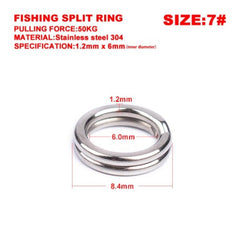 Fishing Split Rings for Hard Bait - Blue Force Sports