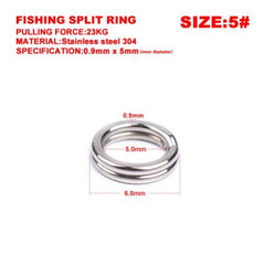 Fishing Split Rings for Hard Bait - Blue Force Sports
