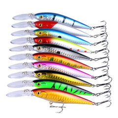 Colorful Fish Shaped Lures Set