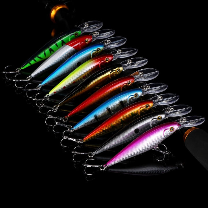 Colorful Fish Shaped Lures Set - Blue Force Sports