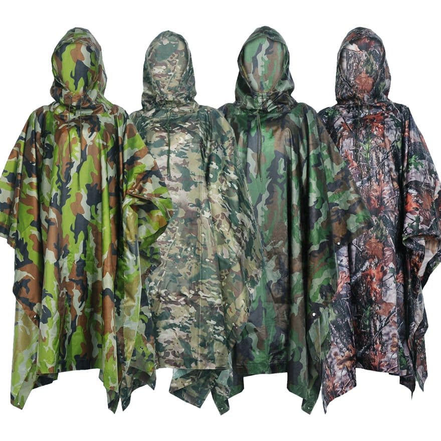 Outdoor Multifunctional Lightweight Waterproof Nylon Raincoat - Blue Force Sports