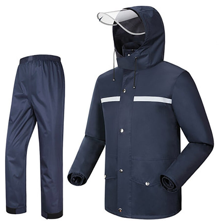 Outdoor Unisex Raincoat - Blue Force Sports