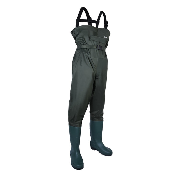 Men's Fishing Wader with Built-in Boots - Blue Force Sports