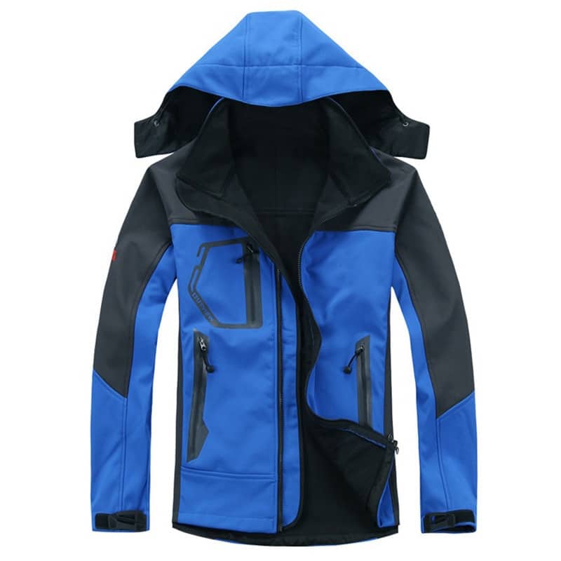 Men's Windproof Hiking Jacket - Blue Force Sports