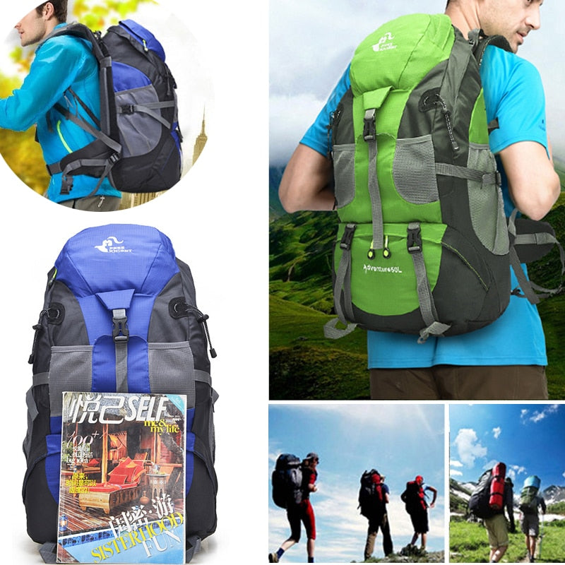 Waterproof Large Hiking Backpacks - Blue Force Sports