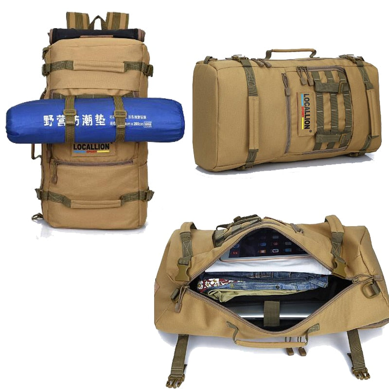 Military Camping Men's Backpacks - Blue Force Sports