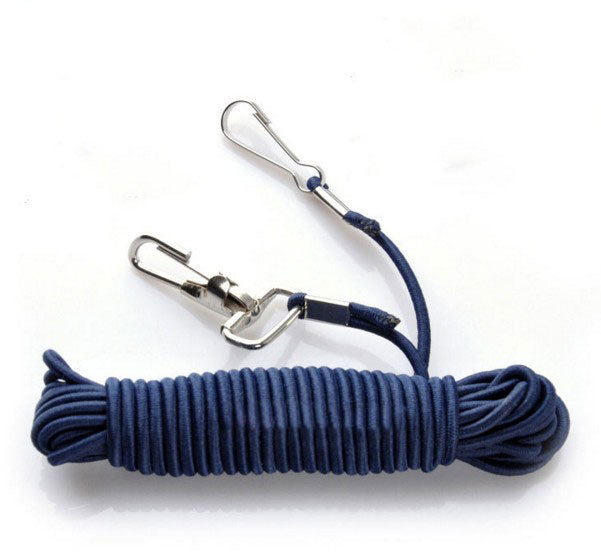 Long Elastic Fishing Rope with Buckles - Blue Force Sports