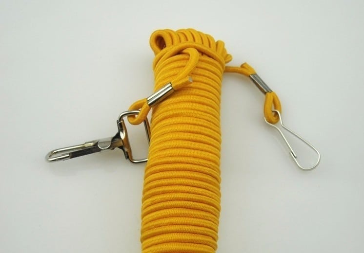 Long Elastic Fishing Rope with Buckles