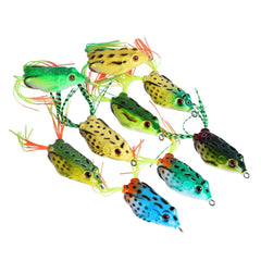 Frog Shaped Fishing Lures Set - Blue Force Sports