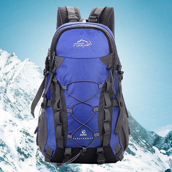 Outdoor Waterproof Hiking Backpack 40 L - Blue Force Sports