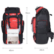 Waterproof Climbing 80L Backpacks - Blue Force Sports