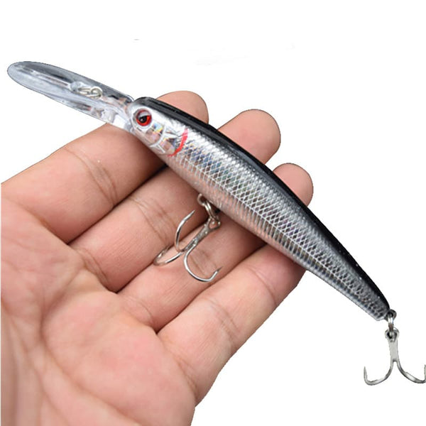 Fishing Lure with Hooks 12.5 cm - Blue Force Sports
