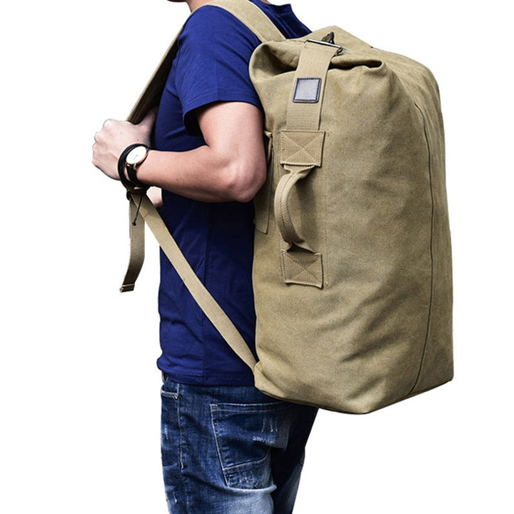 Outdoor Canvas Military Backpacks - Blue Force Sports