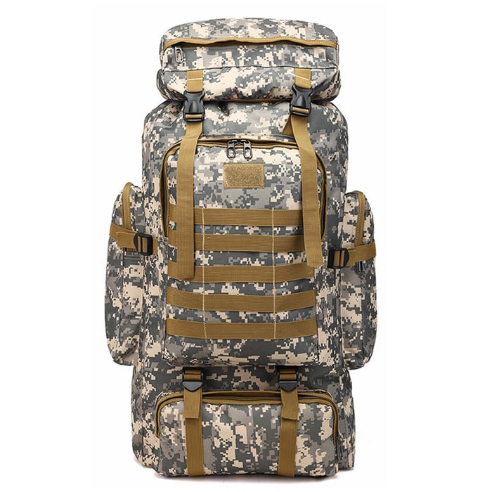 Outdoor Camouflage Backpack 70 L - Blue Force Sports