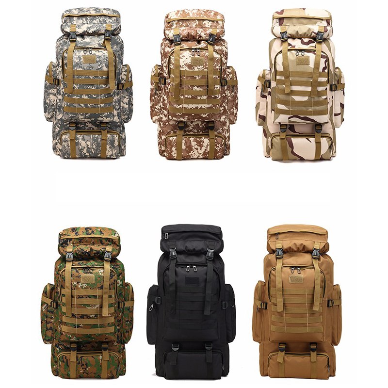 Outdoor Camouflage Backpack 70 L - Blue Force Sports