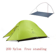 Comfortable Polyester Tent for 2 Person with Mat - Blue Force Sports