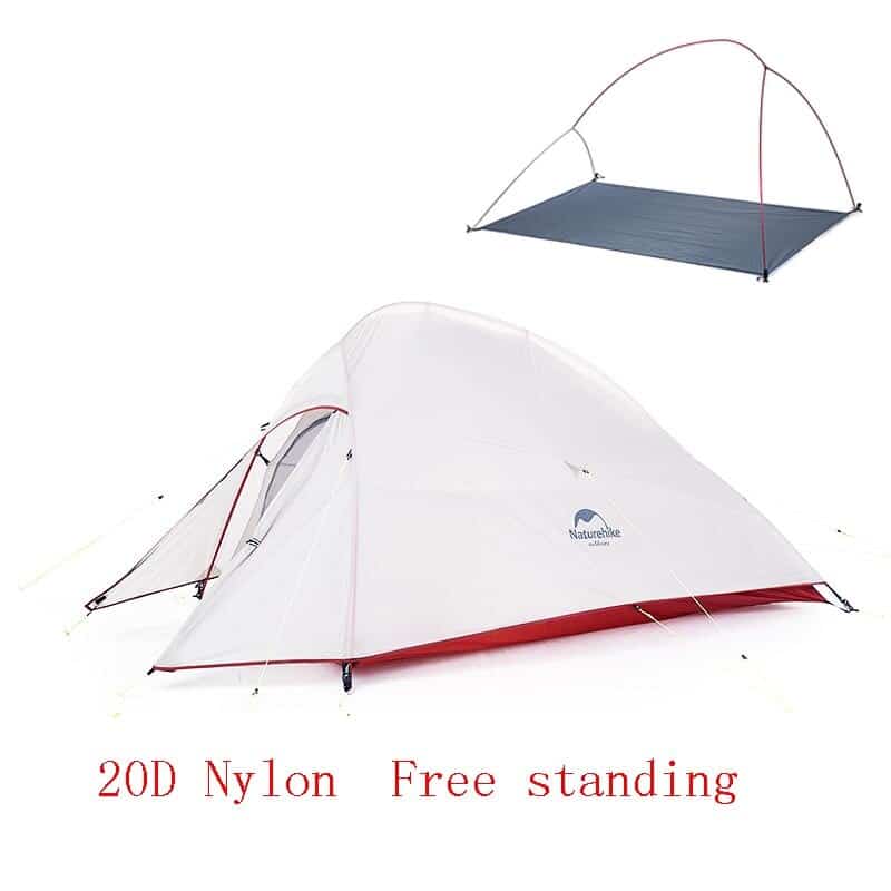 Comfortable Polyester Tent for 2 Person with Mat - Blue Force Sports