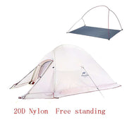 Comfortable Polyester Tent for 2 Person with Mat - Blue Force Sports