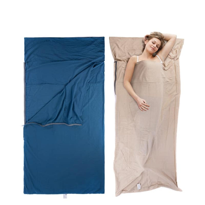 Travel Cotton Sleeping Bag - Blue Force Sports