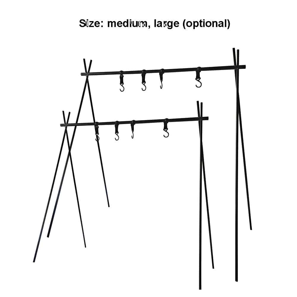 Campsite Storage Rack with Hooks - Blue Force Sports