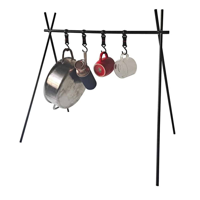 Campsite Storage Rack with Hooks - Blue Force Sports