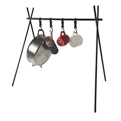 Campsite Storage Rack with Hooks