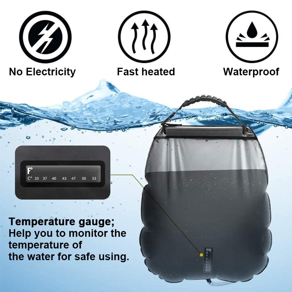 20L Portable Outdoor Camping Water Bag - Blue Force Sports