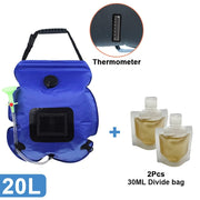 20L Portable Outdoor Camping Water Bag - Blue Force Sports