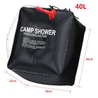 20/40L Camping Shower Bag - Blue Force Sports