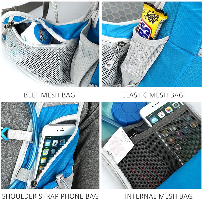 Waterproof Outdoor Running Backpacks - Blue Force Sports