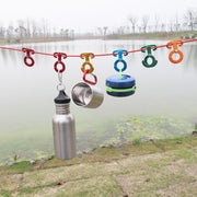 Useful Convenient Durable Aluminum Rope Hangers Set - Blue Force Sports