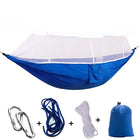 Light Camping Hammock with Mosquito Net - Blue Force Sports