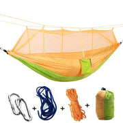 Light Camping Hammock with Mosquito Net - Blue Force Sports