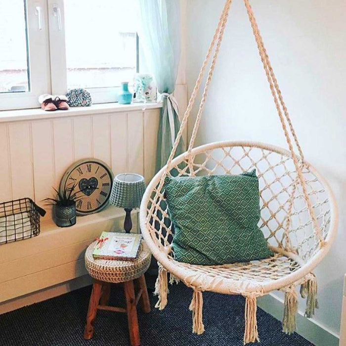 Nordic Hanging Chair for Garden - Blue Force Sports