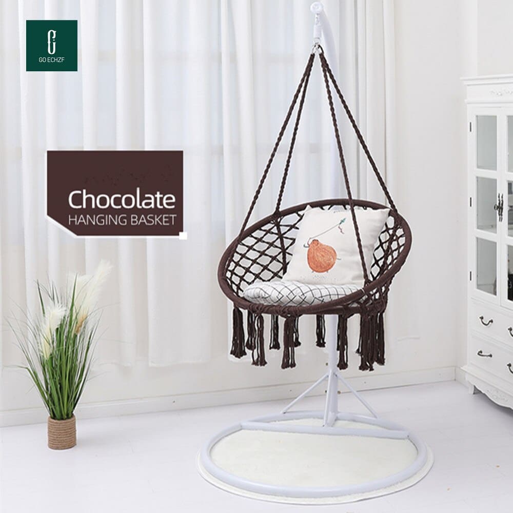 Nordic Hanging Chair for Garden - Blue Force Sports