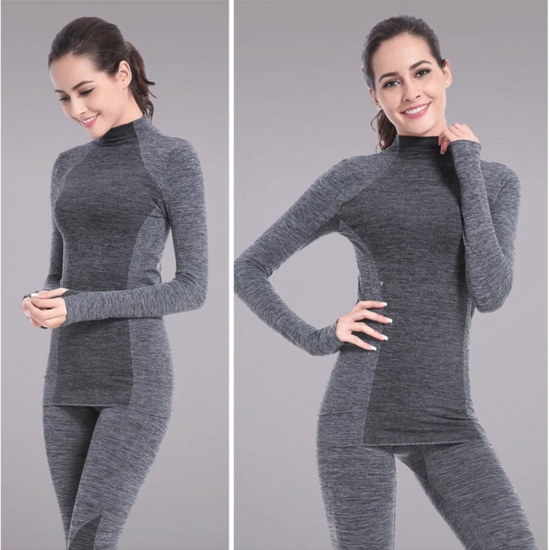 Women's Elastic Thermal Underwear - Blue Force Sports