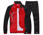 Men's Wave Print Windbreaker and Pants Set - Blue Force Sports