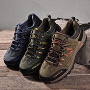 Men's Contrast Detail Trekking Boots - Blue Force Sports