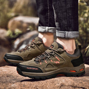 Men's Contrast Detail Trekking Boots - Blue Force Sports
