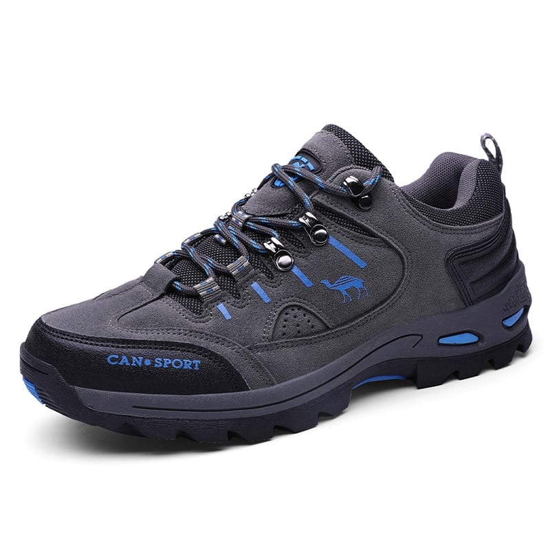 Men's Contrast Detail Trekking Boots - Blue Force Sports